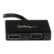 StarTech.com Reise A/V Adapter: 2-in-1 Mini DisplayPort auf HDMI oder VGA Konverter Produktbild Additional View 2 S