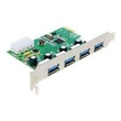 Delock PCI Express Card > 4 x external USB 3.0 Produktbild Additional View 2 S