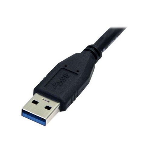 StarTech.com 0,5m USB 3.0 A auf Micro B Kabel - St/St - Schwarz - 50cm SuperSpeed USB 3.0 Anschlussk Produktbild Additional View 1 L