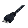 StarTech.com 0,5m USB 3.0 A auf Micro B Kabel - St/St - Schwarz - 50cm SuperSpeed USB 3.0 Anschlussk Produktbild Additional View 2 S