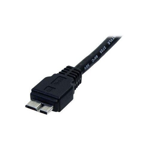 StarTech.com 0,5m USB 3.0 A auf Micro B Kabel - St/St - Schwarz - 50cm SuperSpeed USB 3.0 Anschlussk Produktbild Additional View 2 L