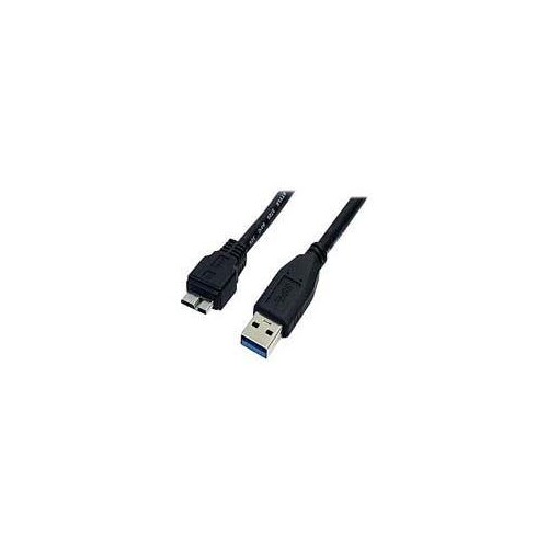 StarTech.com 0,5m USB 3.0 A auf Micro B Kabel - St/St - Schwarz - 50cm SuperSpeed USB 3.0 Anschlussk Produktbild Additional View 3 L