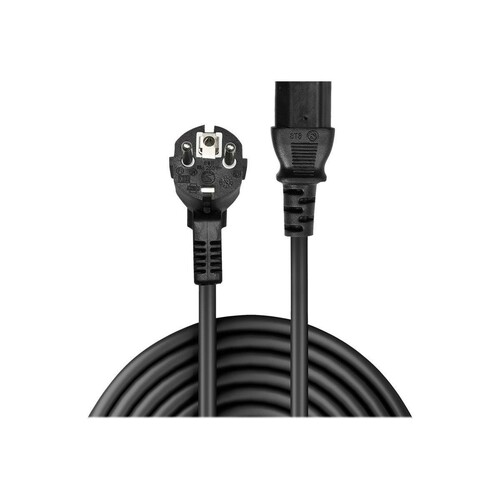 Lindy Schuko IEC Mains Cable - Stromkabel - power CEE 7/7 gewinkelt zu power IEC 60320 C13 Produktbild Additional View 1 L
