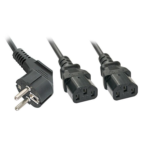 Lindy Stromkabel - CEE 7/7 (S) bis IEC 60320 Produktbild Additional View 2 L