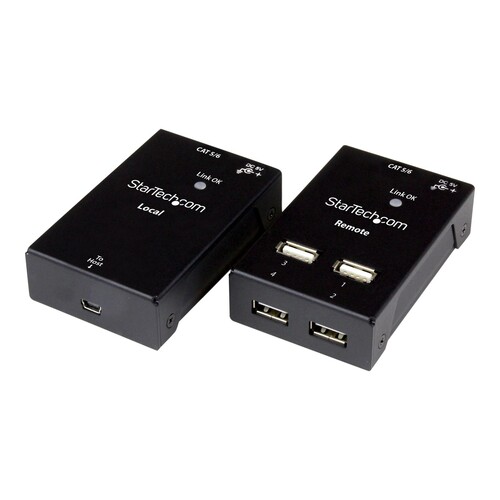 StarTech.com 4-Port USB 2.0 Extender - 165ft (50m) Produktbild