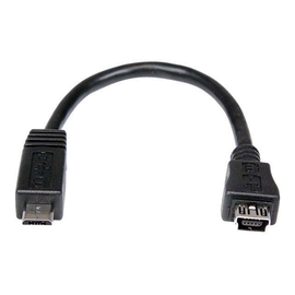 StarTech.com 15 cm Micro USB auf Mini USB-Adapterkabel - Stecker/Buchse - USB-Adapter - Mini-USB, Ty Produktbild