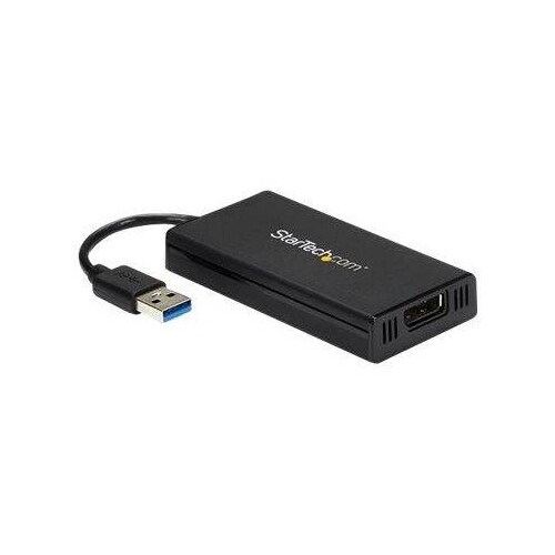 StarTech.com USB 3.0 auf Displayport Adapter - Externe Monitor Grafikkarte DisplayLink zertifiziert Produktbild Additional View 1 L
