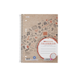 Collegeblock A5+ kariert 6-fach Lochung Rand links 80Blatt 60g Recycling Landré 100050114 Produktbild
