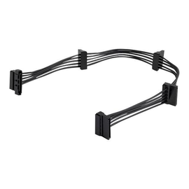 StarTech.com 4x SATA-Splitter Adapterkabel - 4-fach Serial-ATA Kabel - Netz-Splitter - SATA-Stromste Produktbild