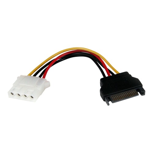 StarTech.com 15cm SATA auf LP4 Stromadapter - Bu/St - Netzteil - SATA-Stromstecker (M) Produktbild