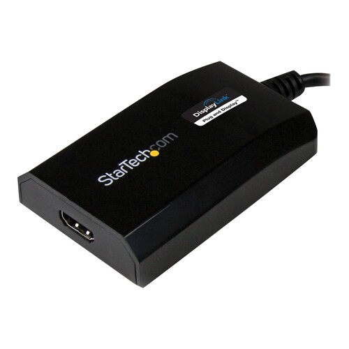 StarTech.com USB 3.0 auf HDMI Adapter / Konverter - Externe Monitor Grafikkarte für Mac und PC - Dis Produktbild Additional View 2 L