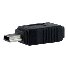 StarTech.com Micro USB auf Mini USB 2.0 Adapter - Bu/St - Schwarz - USB-Adapter - Micro-USB Typ B (W Produktbild