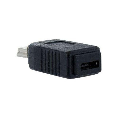StarTech.com Micro USB auf Mini USB 2.0 Adapter - Bu/St - Schwarz - USB-Adapter - Micro-USB Typ B (W Produktbild Additional View 1 L