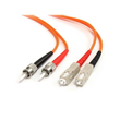StarTech.com 3m Fiber Optic Cable - Multimode Duplex 62.5/125 - LSZH - ST/SC - OM1 - ST to SC Fiber Produktbild Additional View 1 S