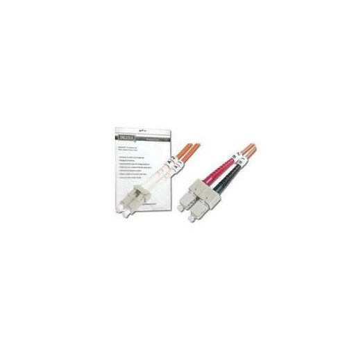 DIGITUS Patch-Kabel - LC Multi-Mode (M) zu SC multi-mode (M) Produktbild Additional View 1 L