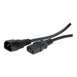 VALUE Stromkabel - IEC 60320 C13 zu IEC 60320 C14 Produktbild Additional View 1 S