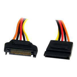 StarTech.com SATA Verlängerung 30cm - S-ATA 15 Pin Stromverlängerung Stecker / Buchse - interne Seri Produktbild