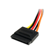 StarTech.com SATA Verlängerung 30cm - S-ATA 15 Pin Stromverlängerung Stecker / Buchse - interne Seri Produktbild Additional View 2 S