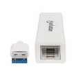Manhattan USB-A Gigabit Network Adapter, White, 10/100/1000 Mbps Network, USB 3.0, Ethernet, RJ45, T Produktbild Additional View 4 S