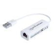 Manhattan USB-A Fast Ethernet Adapter, 10/100 Mbps Network, 480 Mbps (USB 2.0) Produktbild