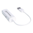 Manhattan USB-A Fast Ethernet Adapter, 10/100 Mbps Network, 480 Mbps (USB 2.0) Produktbild Additional View 1 S