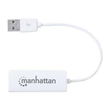 Manhattan USB-A Fast Ethernet Adapter, 10/100 Mbps Network, 480 Mbps (USB 2.0) Produktbild Additional View 4 S