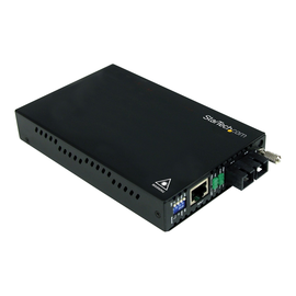 StarTech.com 10/100 Mbit/s Ethernet Single Mode LWL / Glasfaser SC Medienkonverter 30 km Produktbild