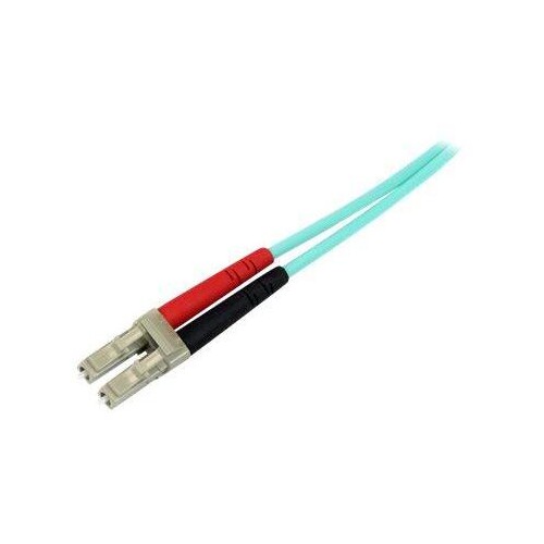 StarTech.com 1m (3ft) LC/UPC to LC/UPC OM3 Multimode Fiber Optic Cable, Full Duplex 50/125ÃÂµm Zipc Produktbild Additional View 3 L