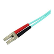 StarTech.com 3m Fiber Optic Cable - 10 Gb Aqua - Multimode Duplex 50/125 - LSZH - LC/LC - OM3 - LC t Produktbild Additional View 1 S