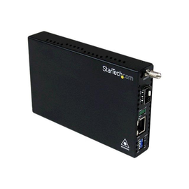 StarTech.com Gigabit Ethernet LWL / Glasfaser Medienkonverter mit SFP - 1000 Mbit/s Multimode Gigabi Produktbild