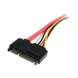 StarTech.com SATA Verlängerung 30cm - 22pin Kombikabel Stecker / Buchse - internes S-ATA Daten- Stro Produktbild Additional View 1 S