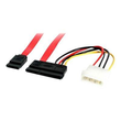 StarTech.com 45cm SATA Daten- und Stromkabel mit LP4 Molex - SATA-Kabel - Serial ATA 150/300/600 - S Produktbild