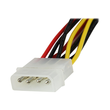StarTech.com 30 cm 4-Pin LP4 auf SATA Y-Stromkabel rechts gewinkelt - LP4 zu Serial-ATA Splitter Y-K Produktbild Additional View 2 S
