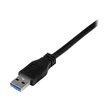 StarTech.com 1m zertifiziertes USB 3.0 SuperSpeed Kabel A auf B - Schwarz - USB 3 Anschlusskabel - S Produktbild Additional View 2 S