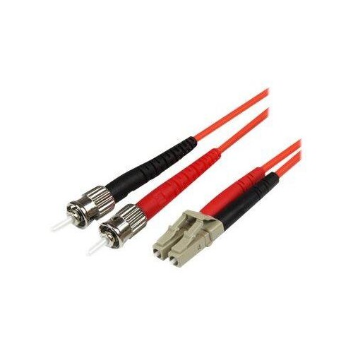 StarTech.com 5m Fiber Optic Cable - Multimode Duplex 50/125 - LSZH - LC/ST - OM2 - LC to ST Fiber Pa Produktbild Additional View 3 L