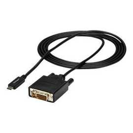 StarTech.com USB-C to DVI Cable - 6 ft / 2m - 1080p - 1920x1200 - USB-C DVI Monitor Cable - USB C Ca Produktbild