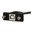 StarTech.com 90cm USB B auf B Blendenmontage Kabel - Bu/St - USB Verlängerungskabel - Einbaubuchsen Produktbild Additional View 2 S