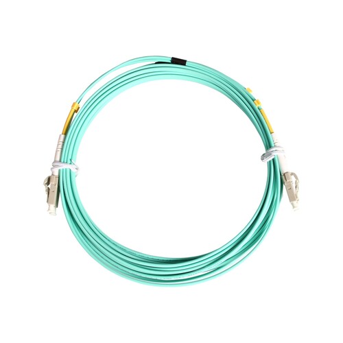 StarTech.com 2m Fiber Optic Cable - 10 Gb Aqua - Multimode Duplex 50/125 - LSZH - LC/LC - OM3 - LC t Produktbild Additional View 1 L