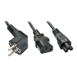 Lindy Stromkabel - power CEE 7/7 (S) zu power IEC 60320 C13, IEC 60320 C5 Produktbild