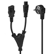 Lindy Stromkabel - power CEE 7/7 (S) zu power IEC 60320 C13, IEC 60320 C5 Produktbild Additional View 1 S