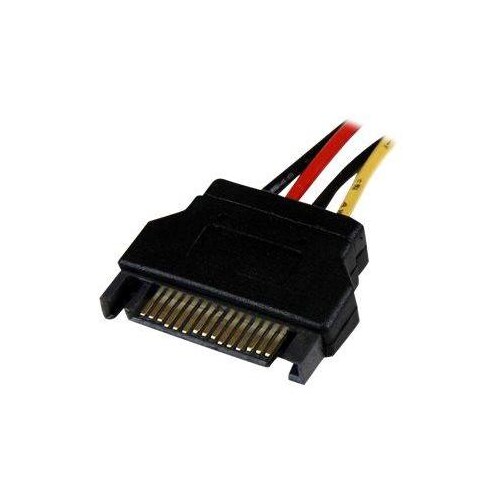 StarTech.com 30cm SATA auf Molex LP4 Stromadapter - Bu/St - Serial ATA zu 4pin Stromkabel Adapter - Produktbild Additional View 1 L
