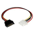 StarTech.com 30cm SATA auf Molex LP4 Stromadapter - Bu/St - Serial ATA zu 4pin Stromkabel Adapter - Produktbild Additional View 3 S