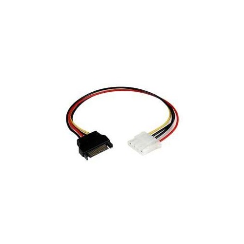 StarTech.com 30cm SATA auf Molex LP4 Stromadapter - Bu/St - Serial ATA zu 4pin Stromkabel Adapter - Produktbild Additional View 3 L