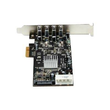 StarTech.com 4 Port USB 3.0 SuperSpeed PCI Express Schnittstellenkarte mit 4 5Gb/s Kanälen und UASP Produktbild Additional View 1 S