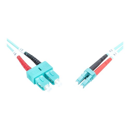 DIGITUS LWL Multimode OM 3 Patchkabel, LC / SC Produktbild Additional View 3 L