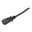 StarTech.com 2 m Computer Stromkabel, 18AWG, EU Schuko auf C13, 10A 250V, Schwarz Ersatz AC Netzkabe Produktbild Additional View 3 S