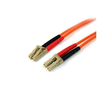 StarTech.com 15m Fiber Optic Cable - Multimode Duplex 50/125 - LSZH - LC/LC - OM2 - LC to LC Fiber P Produktbild Additional View 1 S