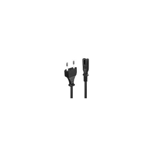 Lindy Stromkabel - power IEC 60320 C7 zu Eurostecker (M) Produktbild Additional View 3 L