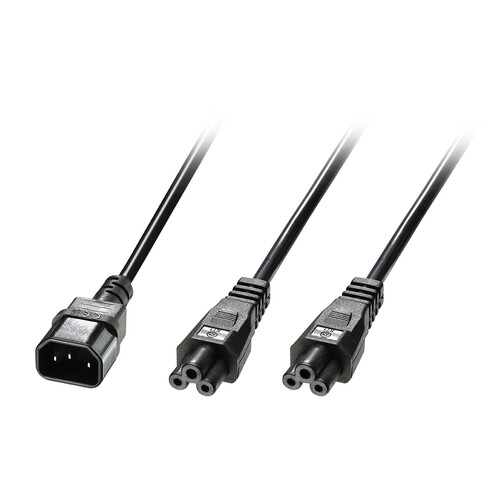 Lindy Stromkabel - IEC 60320 C14 bis IEC 60320 C5 Produktbild Additional View 2 L