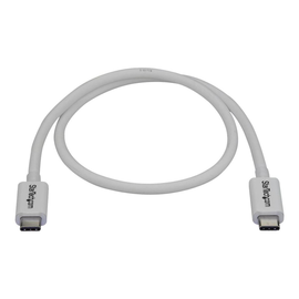 StarTech.com Thunderbolt 3 Kabel -40Gbit/s - 50cm - Weiß - 4K 60Hz - Passiv - Thunderbolt Kabel - US Produktbild